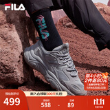 FILA斐乐女鞋跑步鞋火星二代复古老爹鞋运动鞋休闲慢跑鞋MARS Ⅱ 合金灰-AL-F12W131116F 37.5