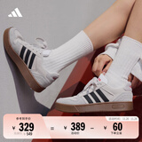 adidas「小锯齿」D-PAD CLASSIC美高风篮球风板鞋男女阿迪达斯   浅灰/黑色/浅猩红   46.5