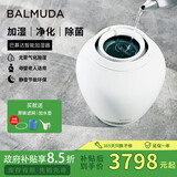 巴慕达（BALMUDA）【政府补贴】智能恒湿无雾加湿器银离子空气净化除菌母婴级认证卧室家用办公室空调落地式高端Rain ERN-1180SD-WK白色