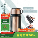 乐扣乐扣（LOCK&LOCK）佳益特便携保温壶车载户外男女便携保温水壶1.2L香槟色