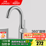 九牧（JOMOO）水龙头洗脸盆面盆水龙头卫生间冷热出水龙头浴室柜旋转水龙头卫浴 32686枪灰【双水花】
