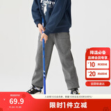 巴拉巴拉童装儿童裤子男童女童加绒长裤冬保暖运动休闲束脚裤208424108217