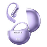 SONY AXSM无线蓝牙耳机骨传导挂耳式不入耳运动Ai翻译带APP新款2025 紫色【AI全智能小助手+AI智能自适应通话降噪】