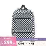 VANS范斯官方 男女情侣背包双肩包大容量书包 黑白棋盘格 均码