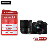 松下（Panasonic）S5 全画幅微单/单电/无反数码照相机 L卡口 5轴防抖 多种视频录制模式 双原生ISO RAW外部录制 S5W丨20-60mm+50F1.8双镜头套机