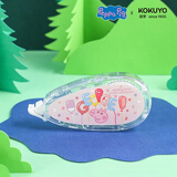 国誉（KOKUYO）小猪佩奇联名系列原纸色替芯式修正带修改带涂改带 粉色 一个8米 WSG-TW7MT3508-1