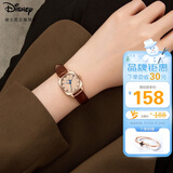 迪士尼（Disney）手表女学生简约气质ins风防水高中生方形腕表女士手表复古小棕表