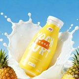 好源酸奶常温果味饮品200ml*12瓶整箱装儿童牛奶含乳饮料学生早餐奶 菠萝味 12瓶装