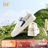 361°运动男鞋秋冬季学生复古厚底增高小白休闲板鞋子男672426611-3