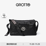 个乐黑石包经典大容量植鞣绵羊皮单肩斜挎通勤软包男女款礼物 黑石L（银标）