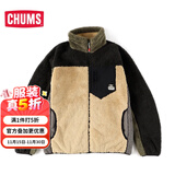 CHUMS洽洽鸟抓绒外套抓绒内胆户外休闲加厚防风保暖长毛抓绒衣内搭夹克 CH04-1277-C004 （立领） L/170-175
