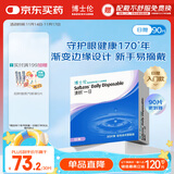 博士伦清朗一日90片软性亲水接触镜 每日抛弃型 清朗一日90片 600度 