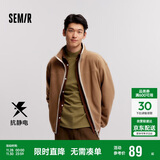 森马（Semir）夹克男冬抗静电外套摇粒绒情侣上衣109724108203