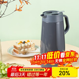 虎牌（TIGER）保温壶 304不锈钢时尚保温/保冷壶PWO-A20C-HD 深灰色 2L