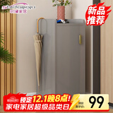 时黛家居（shidaijiaju）鞋柜家用门口简约高级感收纳鞋柜小户型玄关入户穿鞋柜高级灰