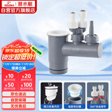 潜水艇（Submarine）XSW-10下水管多通接头洗碗机净水器小厨宝前置净水多功能转接口 