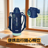 膳魔师（THERMOS）儿童保温水杯男女学生直饮大容量户外运动轻便FJS-1000F海蓝色1L
