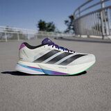 阿迪达斯（adidas）跑步鞋男鞋 波士顿13轻便透湿排汗缓震专业竞训玻纤柱跑鞋 亮白色/黑色/魔力酸橙绿 41