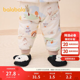 巴拉巴拉balaOne宝宝地板袜防滑点胶冬加绒婴幼儿保暖袜学步209425172203