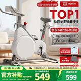 英尔健家用动感单车智能磁控静音运动减肥健身器材室内脚踏车健身单车 [进阶款]物理阻力+蓝牙对战