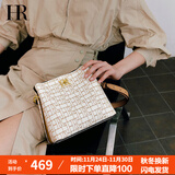 HR赫莲娜包包女包斜挎包女单肩包轻便百搭水桶包生日礼物送女友