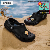 卡骆驰（crocs）洞洞鞋男鞋女鞋 25夏季新款贝雅拖鞋轻便透气情侣鞋沙滩鞋凉鞋 黑色经典克骆格/现货速发 43 -44 /M10W12/280mm