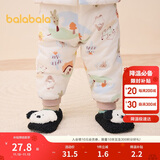 巴拉巴拉balaOne宝宝地板袜防滑点胶冬加绒婴幼儿保暖袜学步209425172203