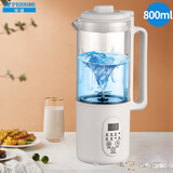 半球（PESKOE） 破壁机迷你豆浆机 家用全自动小型米糊机 预约多功能早餐机 料理机榨汁机辅食机 800ml无滤网