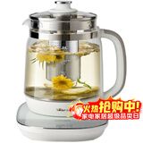 小熊（Bear）养生壶多功能煮茶器家用全自动烧水壶加厚玻璃电热水壶微电脑花茶壶保温壶带滤网1.8升 1.8L  多段保温 YSH-D18F1