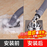 潜水艇（Submarine）洗衣机地漏接头下水三通防臭防溢水圆形地漏盖子全自动滚筒排水管 【最新款】接1台洗衣机配防臭