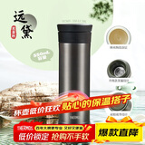 膳魔师（THERMOS）保温杯550ml男女陶瓷内胆泡茶咖啡水杯子学生感恩节礼物TCMV远黛