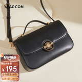 意尔康包包女包百搭马鞍包单肩包软面手提包女士斜挎包包女款2025年黑