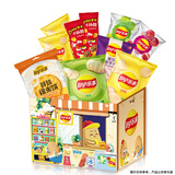 乐事（Lay's）薯片 猫窝礼盒500g 零食大礼包 送女生礼物  休闲零食 零食礼盒