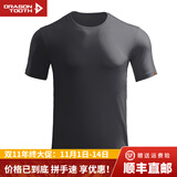 龙牙【满2件-100】三代秘纤速干圆领短袖男士夏季战术百搭战术户外T恤 谍影灰（圆领） S 170/92A(120-140斤)