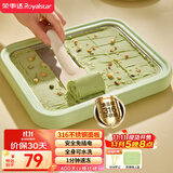 荣事达（Royalstar）炒酸奶机炒冰机制冰神器冰淇淋机家用酸奶机儿童diy免插电316不锈钢防尘防串味上盖CB07A(绿)