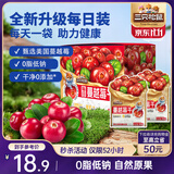 三只松鼠每日蔓越莓干256g/16包 无添加美国进口烘焙水果干果脯休闲零食