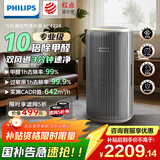 飞利浦（PHILIPS）空气净化器除甲醛神器新房急入住鼻炎专业家用宠物净化机除烟味病毒过敏原螨尘国家补贴AC4228/04