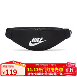 耐克（NIKE）男女腰包 单肩包斜挎包胸包休闲包DB0490-010 黑