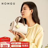 红谷女士包包牛皮单肩包女包斜挎包包手拎包简约枕头包生日礼物送女友