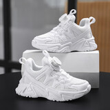 SNOOPY史努比童鞋儿童运动鞋男女童学生小白鞋秋季减震跑鞋0013白色38