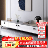 米客米家（MIKEMIJIA）电视柜现代简约小户型客厅落地储物柜轻奢电视机柜子茶几组合家具 店长推荐四柜门+灰色180CM 组装（自行安装）