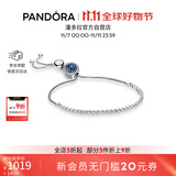 潘多拉（PANDORA）璀璨之心手链银色闪耀高级设计感生日礼物送女友