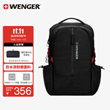 威戈（WENGER）瑞士军刀17.3英寸笔记本电脑包运动双肩包背包书包大容量男