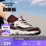 斯凯奇奶茶熊2.0丨男女鞋灯芯绒拼接厚底老爹鞋149906