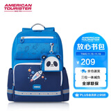美旅箱包男孩放心书包1-6年级小学生双肩包儿童抗菌减负背包大容量NG3