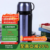 乐扣乐扣（LOCK&LOCK）保温壶304不锈钢保温保冷水壶户外露营旅行壶1.8L蓝色