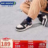 江博士学步鞋运动鞋秋季男女童舒适休闲国货儿童鞋B14243W001黑/米24