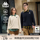 卡帕（Kappa）套头衫情侣男女宽松运动卫衣休闲圆领外套休闲上衣K0CZ2WT93V