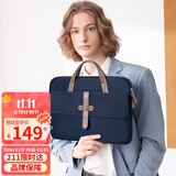 高尔夫（GOLF）电脑包男女14英寸苹果笔记本电脑包手提单肩斜挎包防泼水商务出差