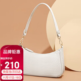 高尔夫（GOLF）单肩包女牛皮女士包包腋下包包女包复古法棍包手提包女生日礼物